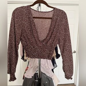 S crop blouse